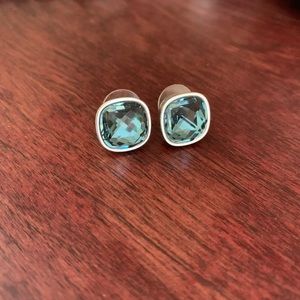 NEVER WORN-Brighton Aqua Stud Earrings
